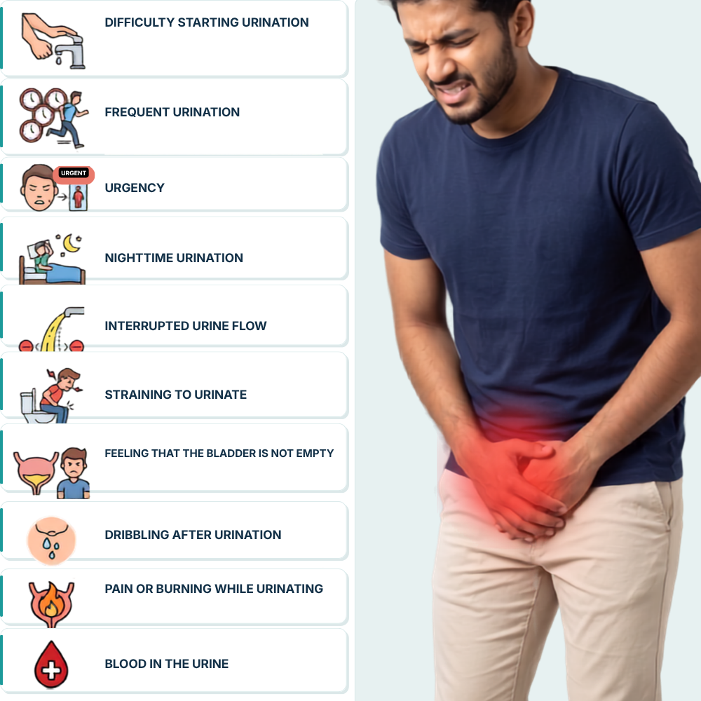 Symptoms That May Occur Along With a Weak Stream